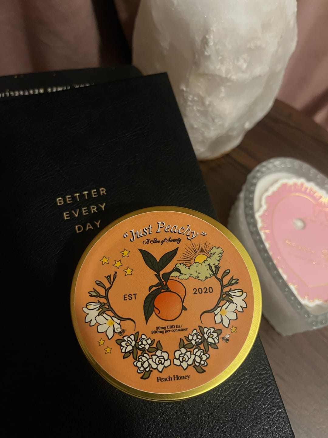 Customer photo review of "Just Peachy" CBD Gummies