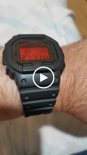 Customer video review of Reloj Casio G-Shock Vintage DW-5600BBR-1JF Negro JDM