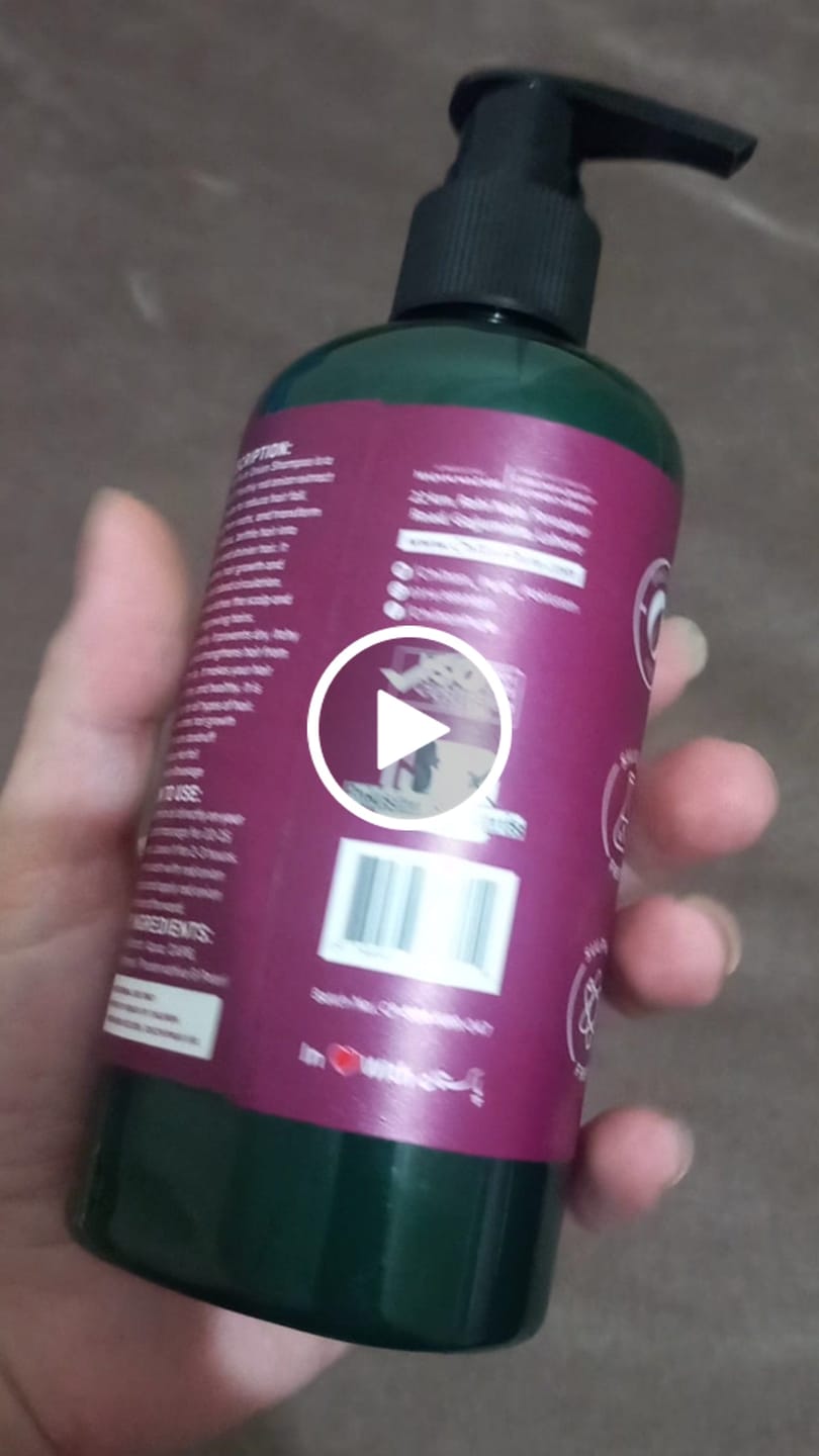 Customer video review of Red Onion Shampoo 🧅 Natural Solution for Regrow Hair & Prevent Hair Loss 100% Results