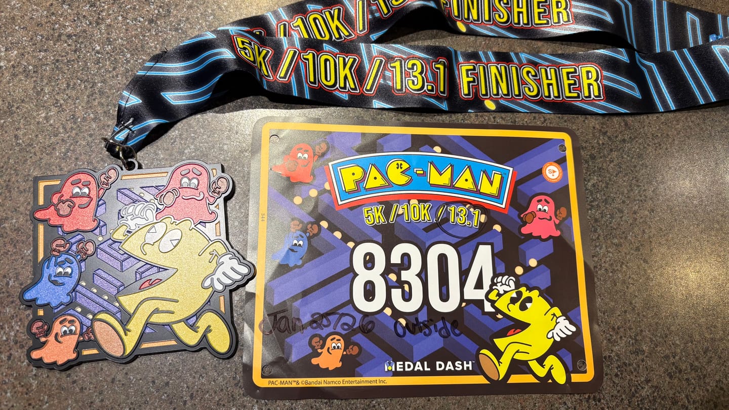 Customer photo review of PAC-MAN 5K/10K/13.1