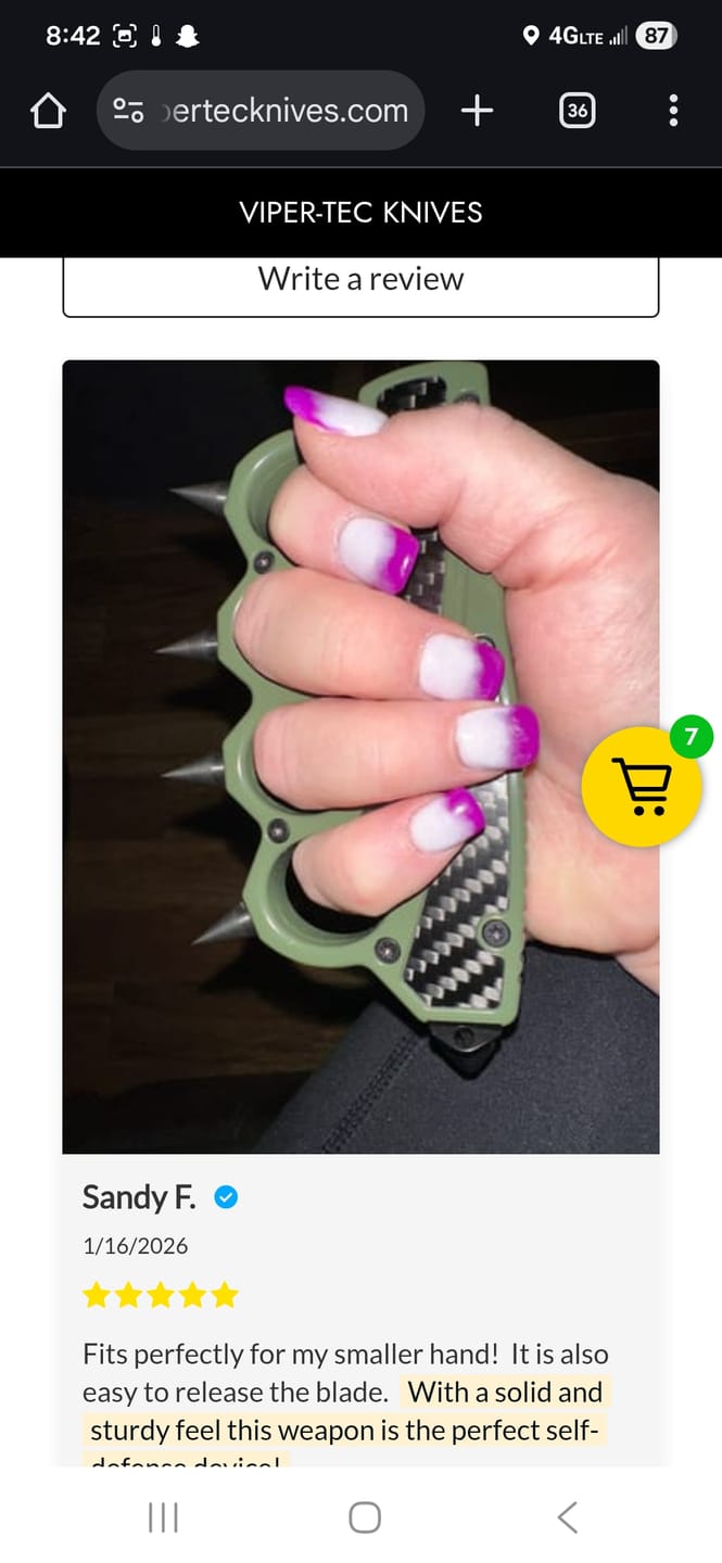 Customer photo review of VT Berserk OTF