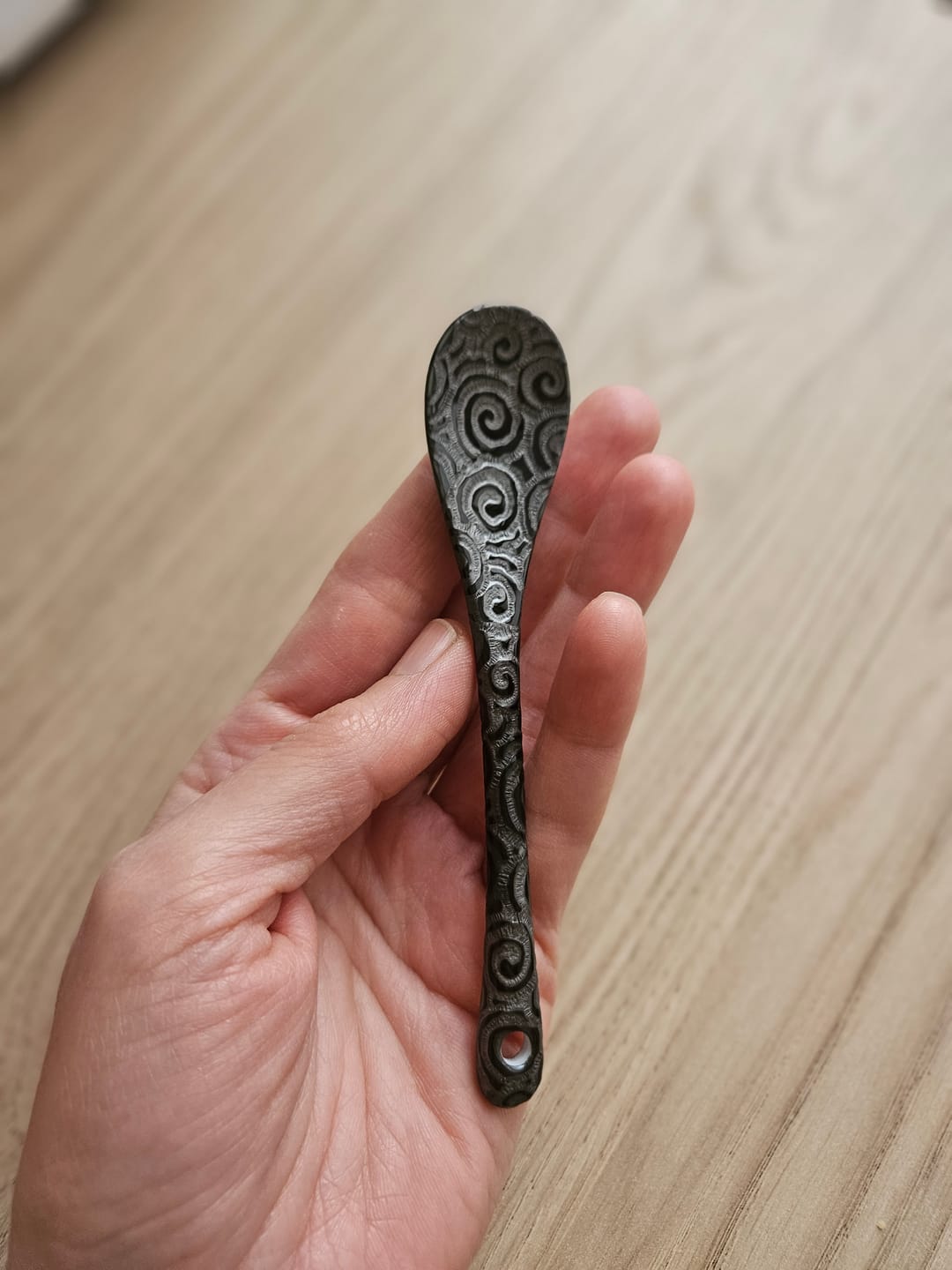 Customer photo review of Lingura Japoneza, Model Vartej Negru, 12 cm
