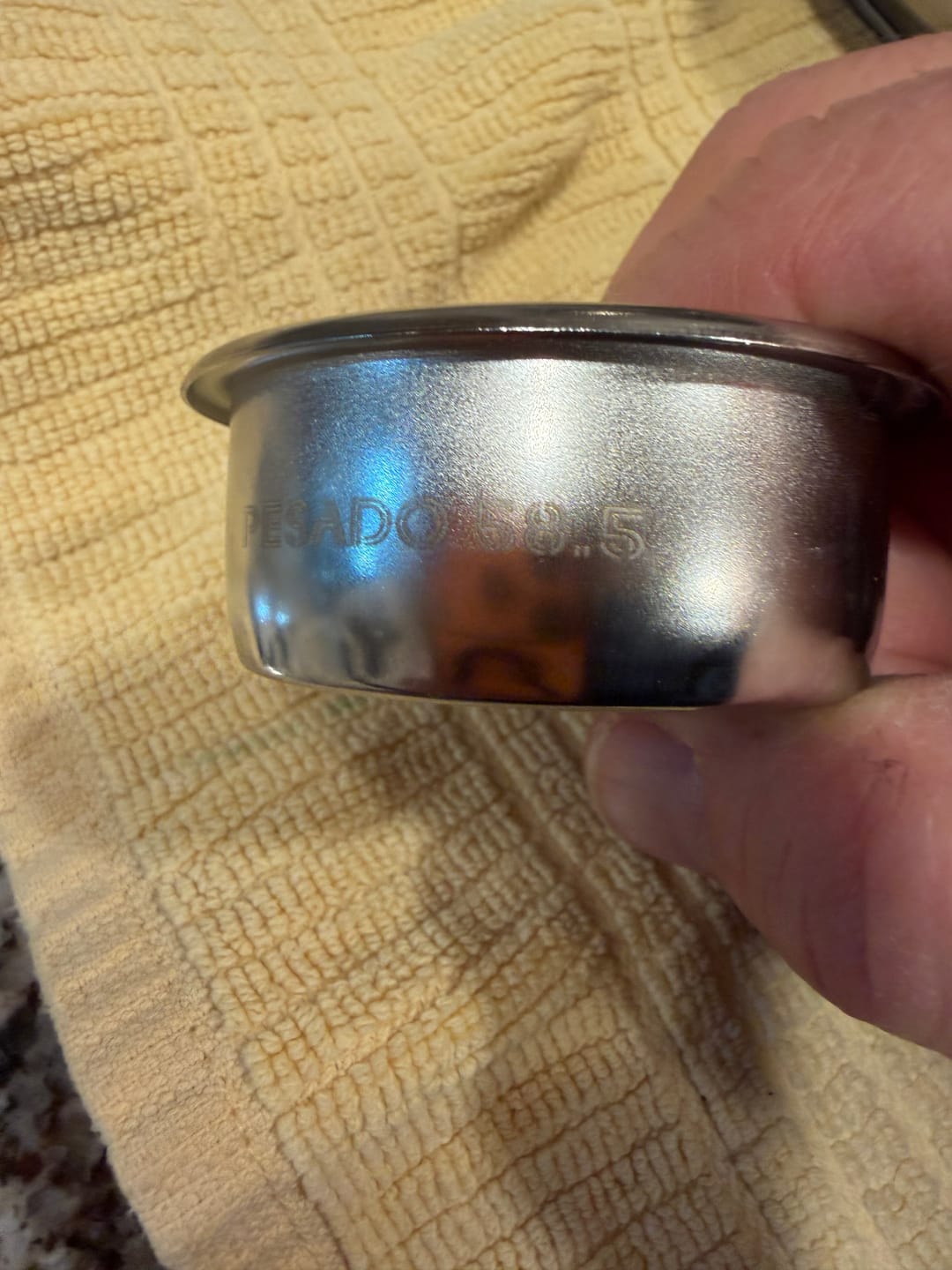 Customer photo review of EP Electro Polised Filter Basket - 54mm