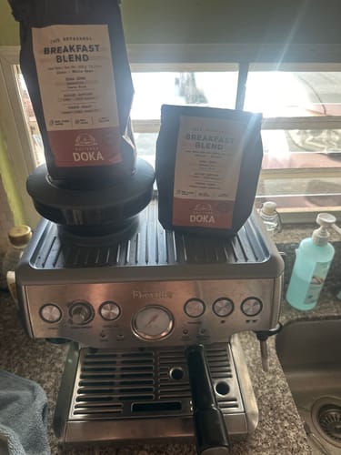 Customer photo review of Café Hacienda Doka Breakfast Blend
