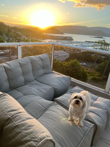 Customer photo review of Mod 4 Corner Couch Deluxe - Outdoor/Interior