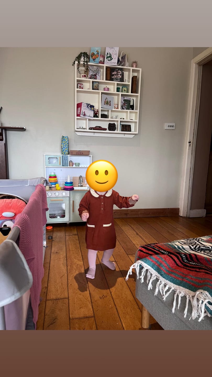 Customer photo review of Ginger Knitted Collar Dress