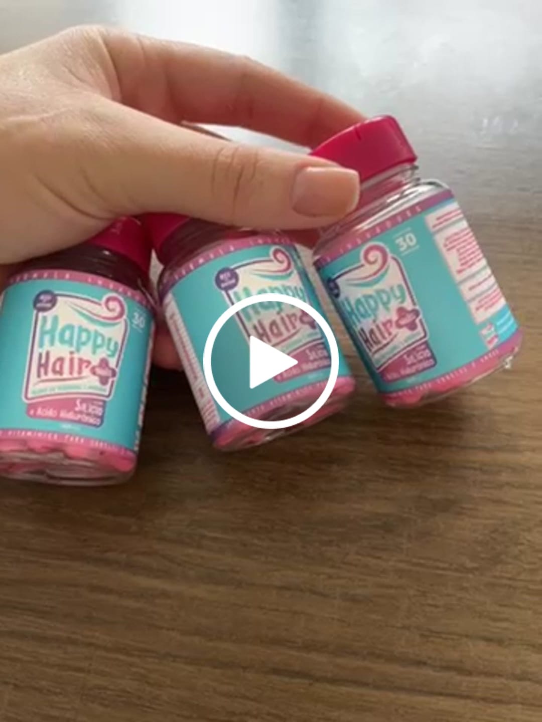 Customer video review of Happy Hair 3 Potes Black Friday