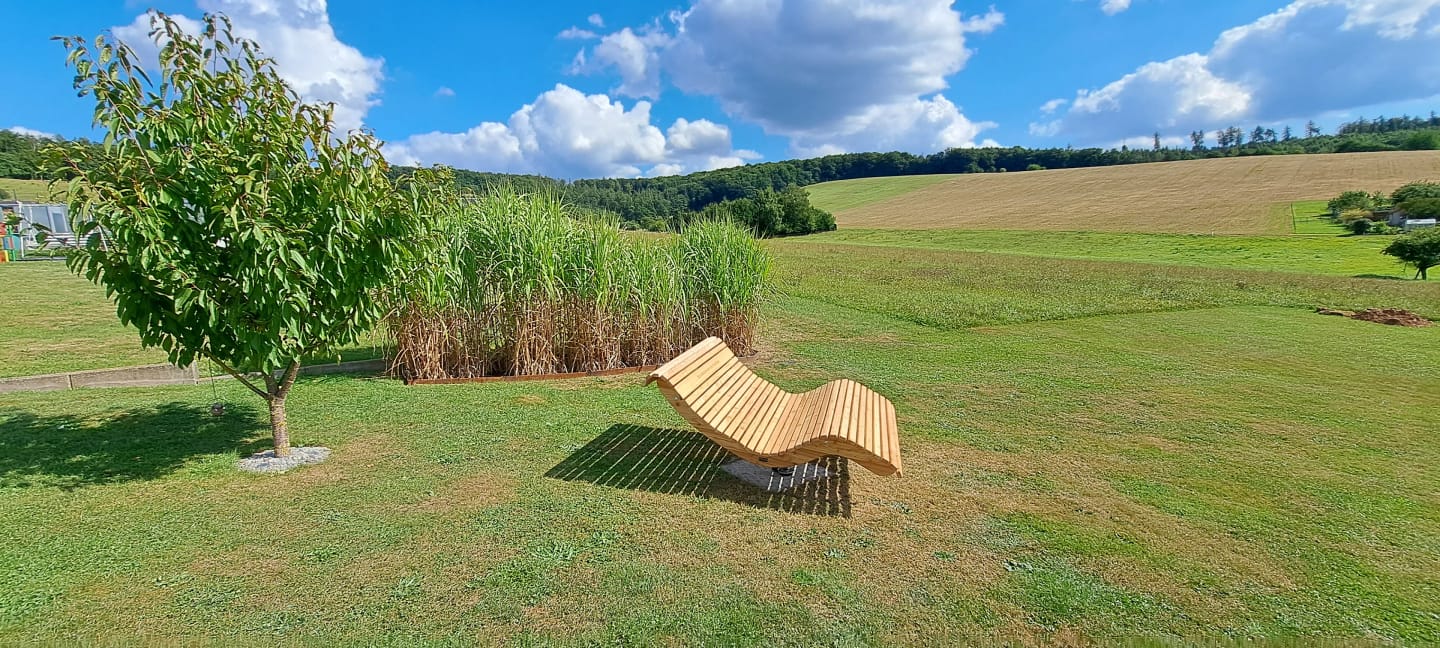 Customer photo review of Doppelliege Schwungliege "Tegernsee" Wellenliege mit Drehgestell