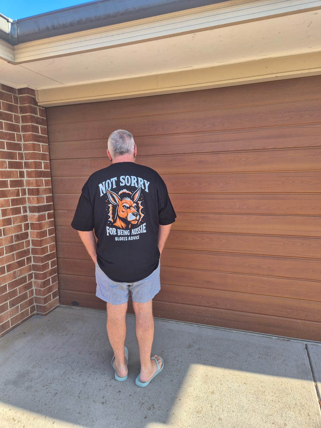 Customer photo review of Not Sorry Tee - Black