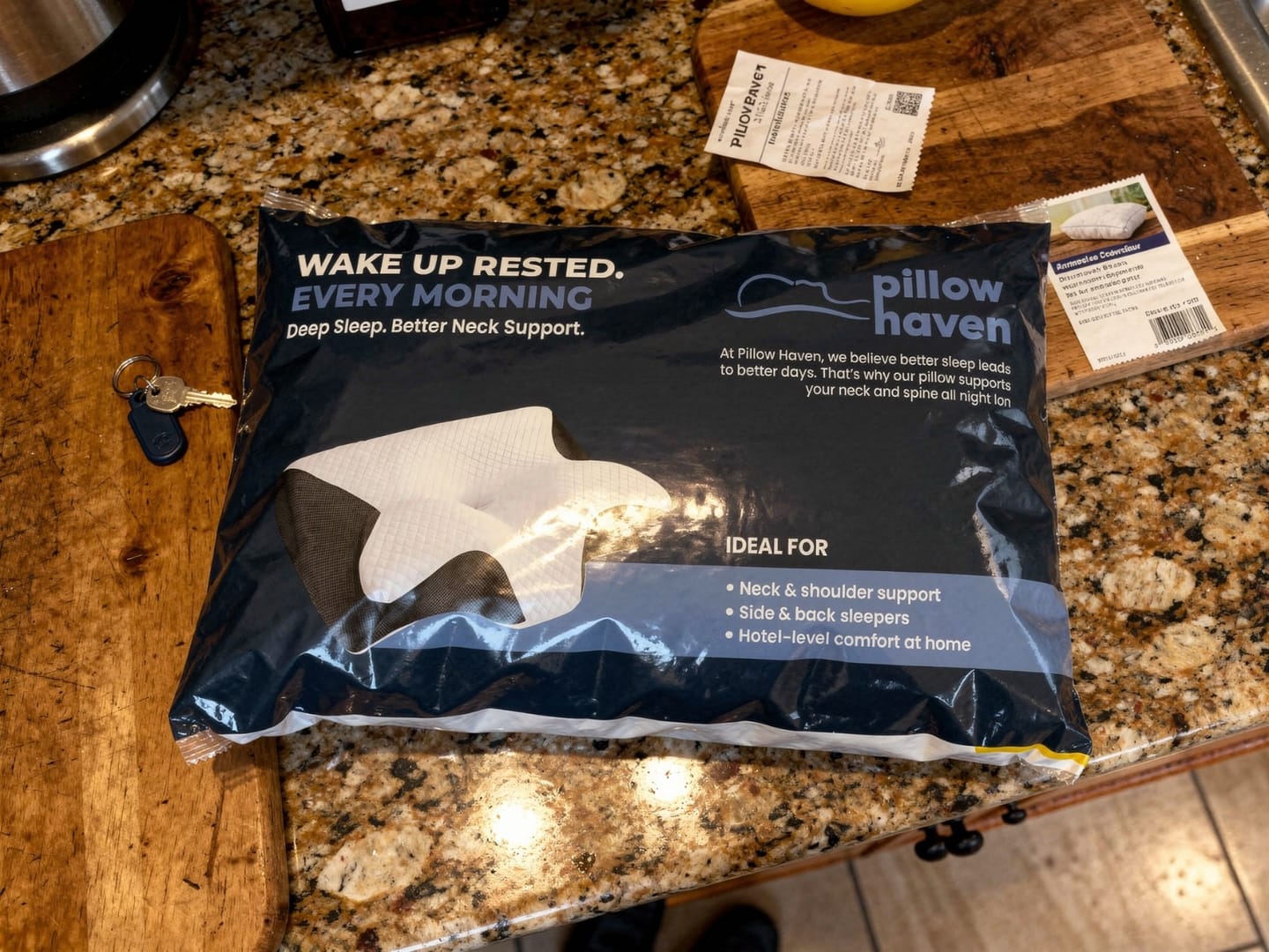 Customer photo review of The Pillow That Silences Snoring - By Fixing Your Sleep Posture | New Year Sale 60% OFF
