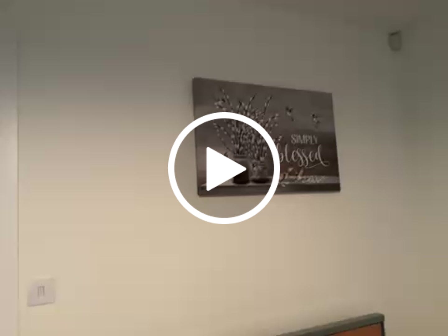 Customer video review of Simply Blessed Wall Art Canvas - Christian Wall Art