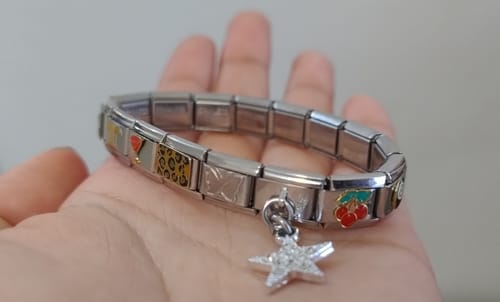 Customer photo review of Charm Letra T