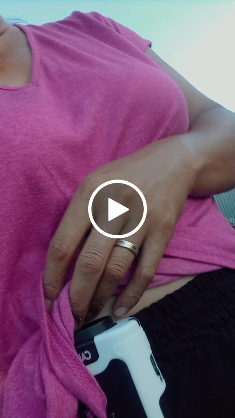 Customer video review of 3-in-1 Waist Fan with Flashlight & Powerbank