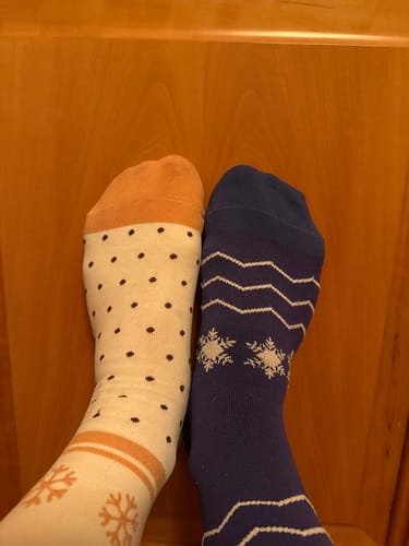 Customer photo review of Kompressionssocken Winter Kollektion