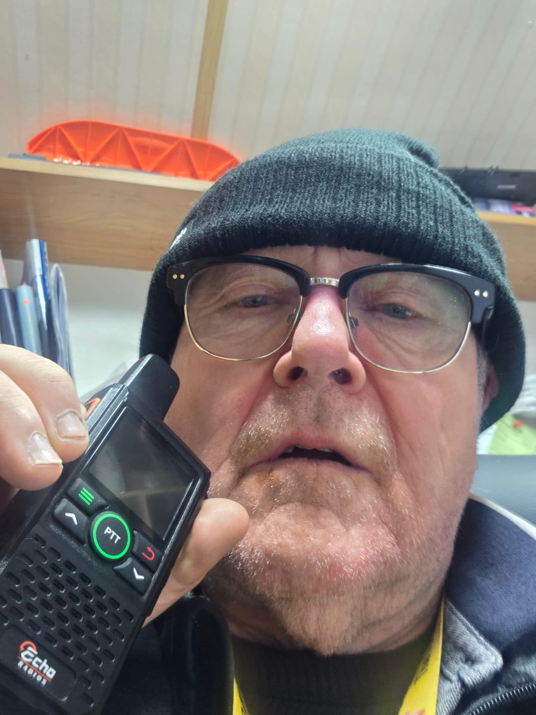 Customer photo review of Echo Radios PTT Walkie-Talkie