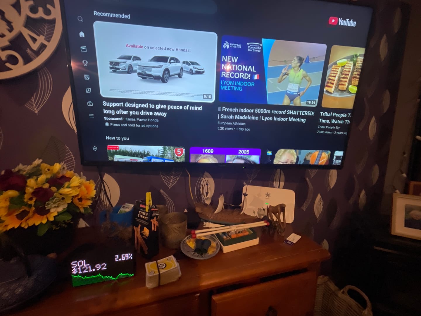 Customer photo review of Ticker Box Display
