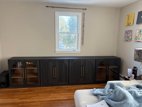Customer photo review of Jagger Modular Sideboard Cabinet Set (4-Piece)