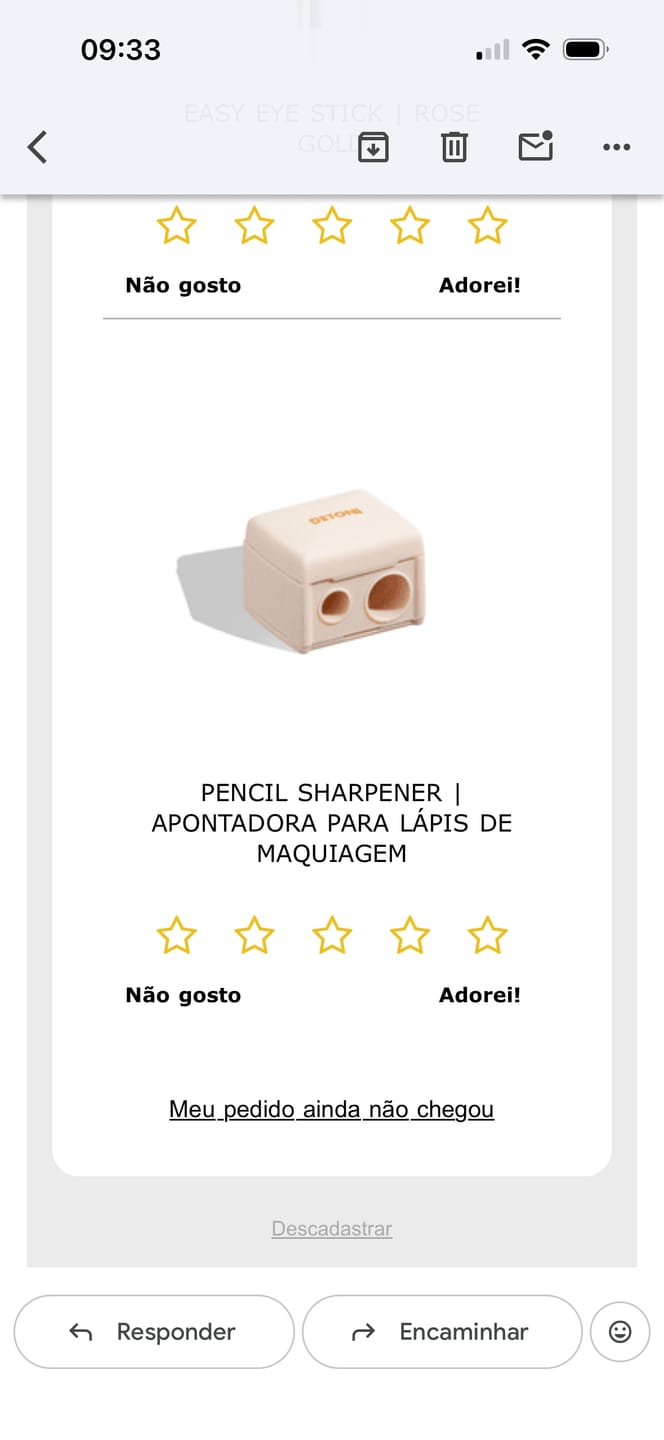 Customer photo review of PENCIL SHARPENER | APONTADORA PARA LÁPIS DE MAQUIAGEM
