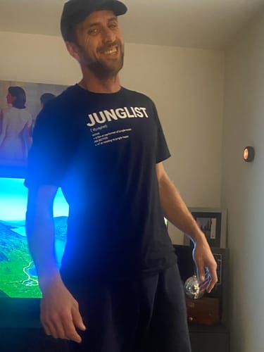 Customer photo review of Junglist Definition T-Shirt