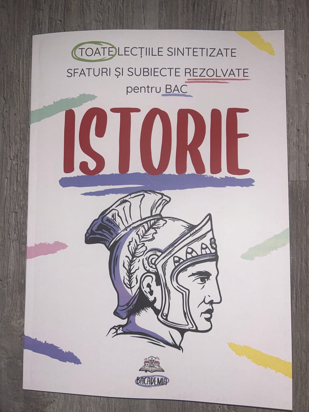 Customer photo review of Carte Istorie Bacalaureat Bacademia - Ediția II