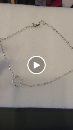 Customer video review of JUSTE NECKLACE DIAMONDS