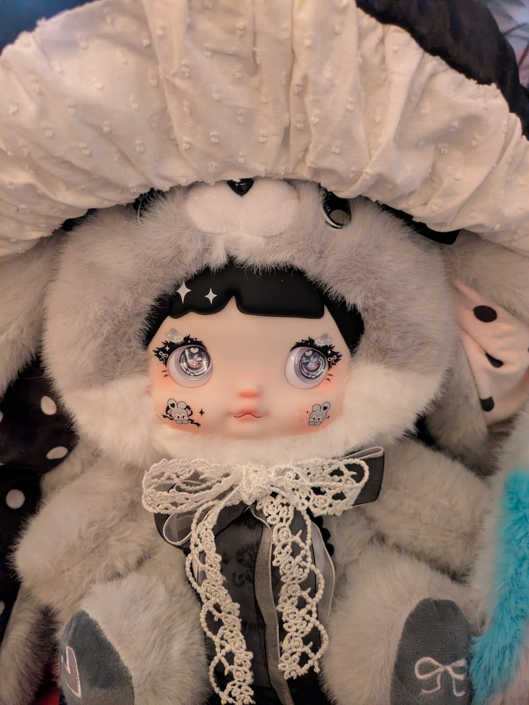 Customer photo review of Nommi Mushroom Hat 400% Series Plush Blind Box