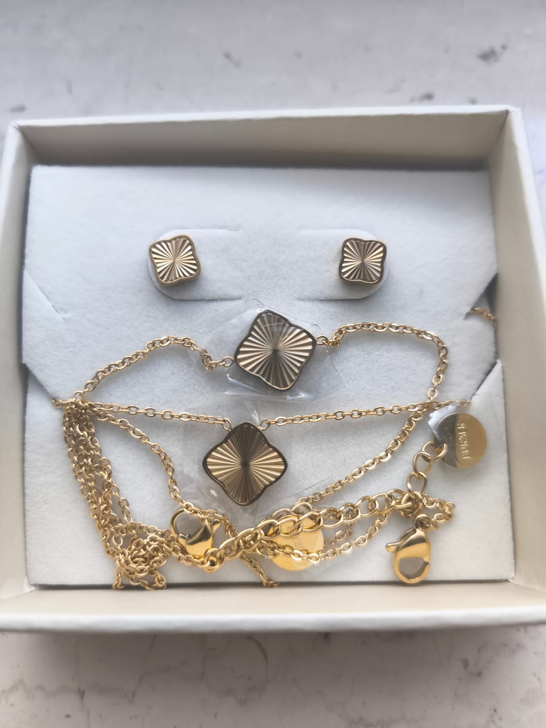 Customer photo review of Flora Gold Set
