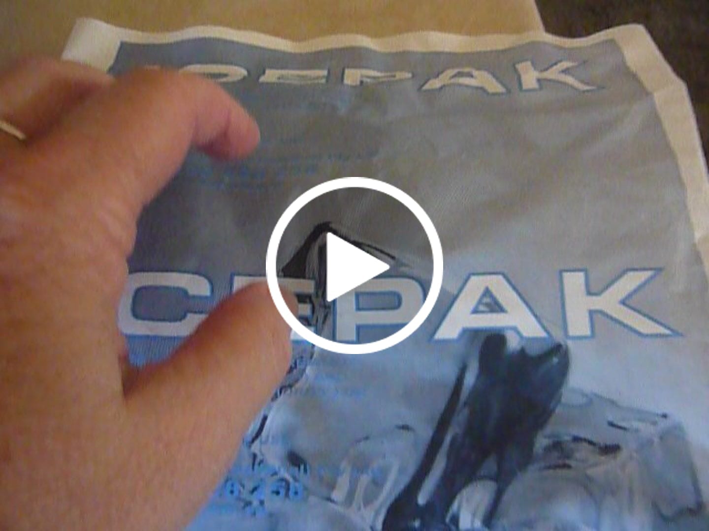 Customer video review of PROTECT CHOCOLATES FROM MELTING - Add Icepack packaging