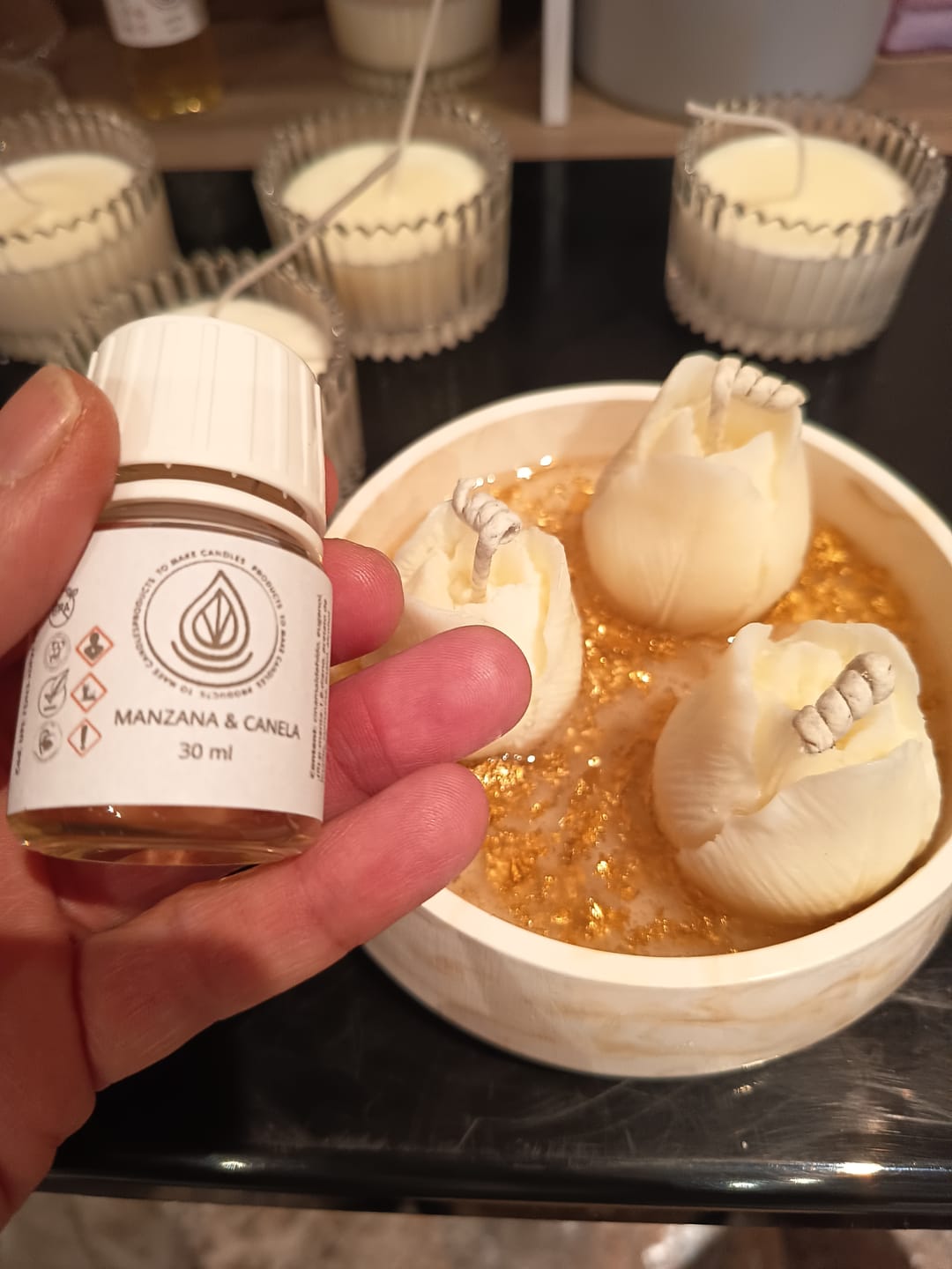 Customer photo review of Fragancia MANZANA & CANELA