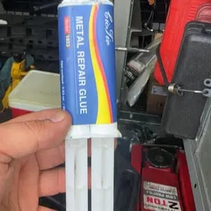 Customer photo review of Cola de fundição melhorada - Reparação de metal