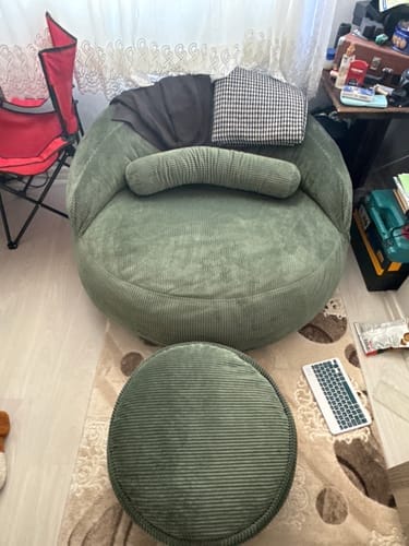 Customer photo review of Felix Puf Yeşil XL