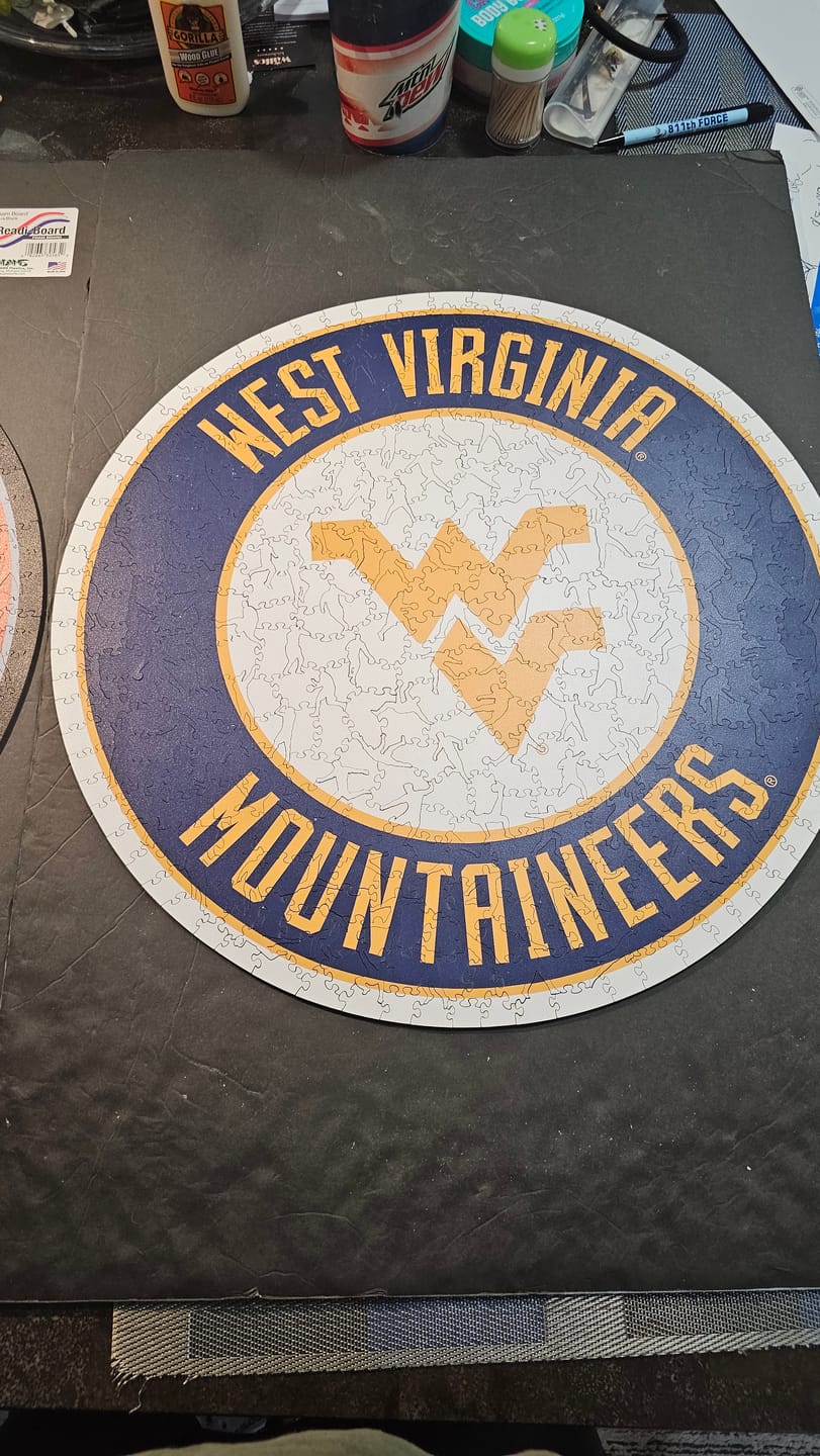 Customer photo review of West Virginia University - Wooden Puzzle