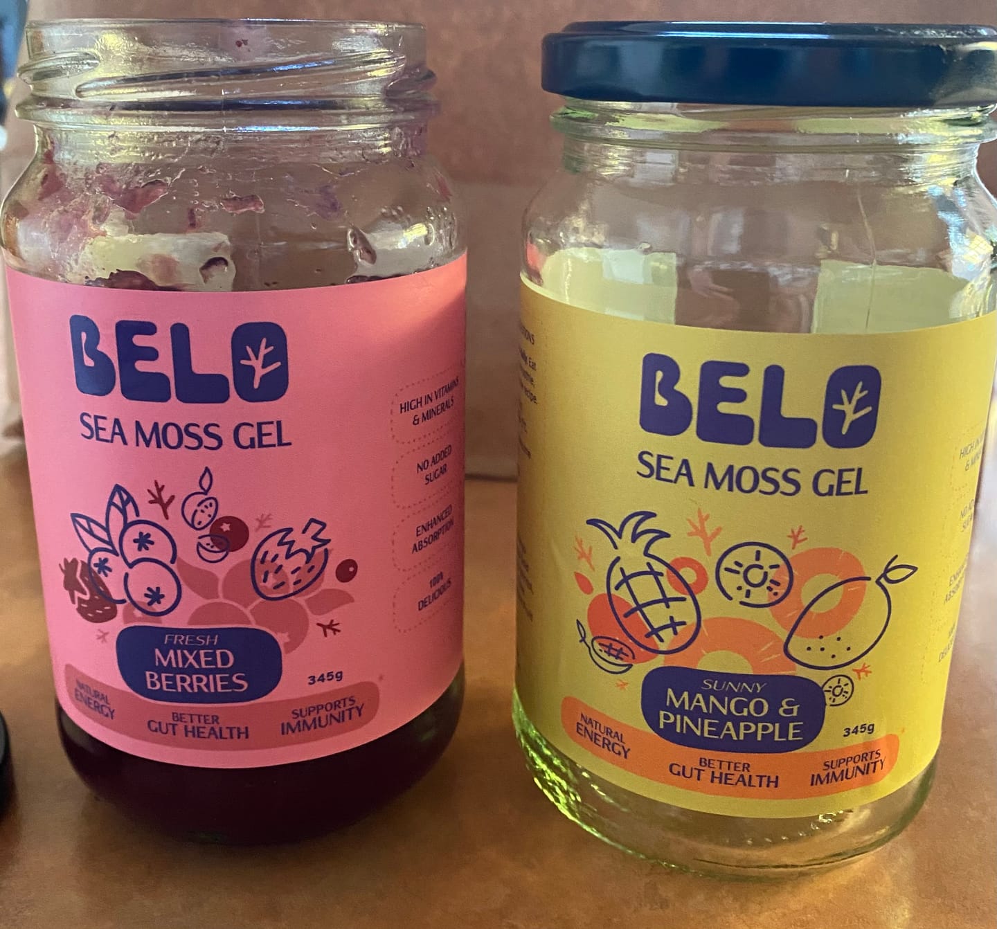 Customer photo review of Belo Sea Moss Gel - Classic Lime