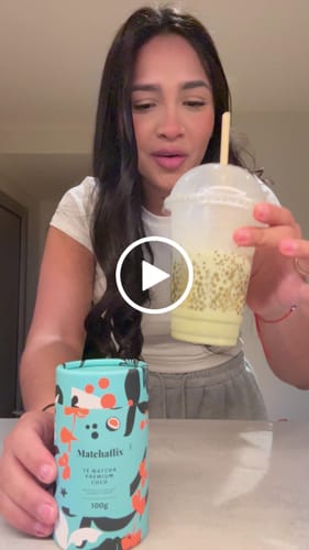 Customer video review of Té Matcha Premium Coco