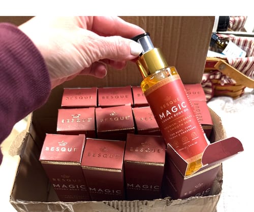 Customer photo review of Besque® Magic Body Oil - Unscented