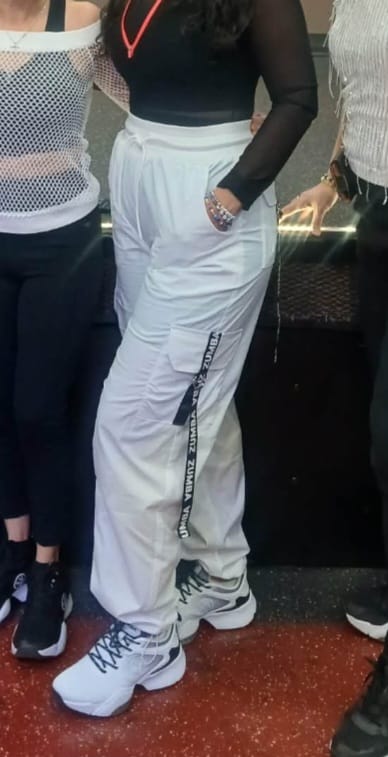 Customer photo review of Zumba Basic Woven Cargo Pants