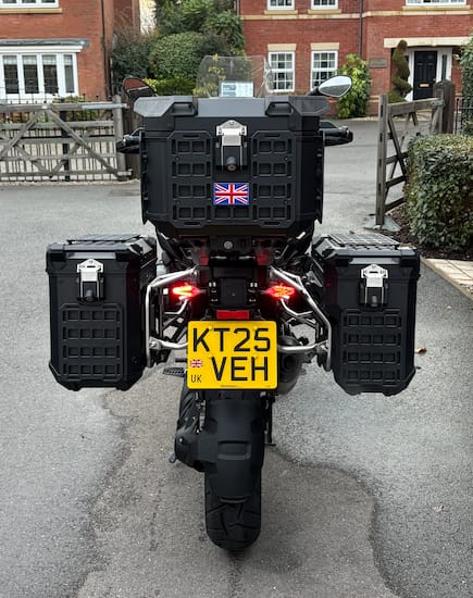 Customer photo review of MotoCase – The Ultimate Top Case