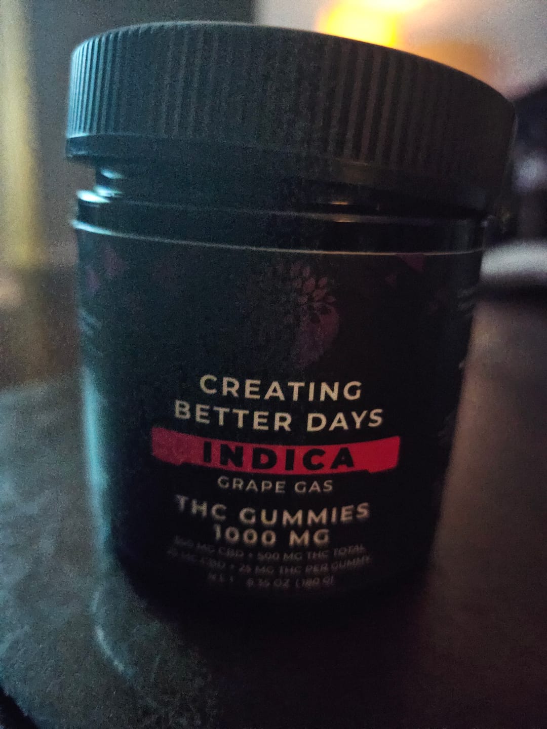 Customer photo review of Tropical Thunder Delta 9 Gummies 1000 MG