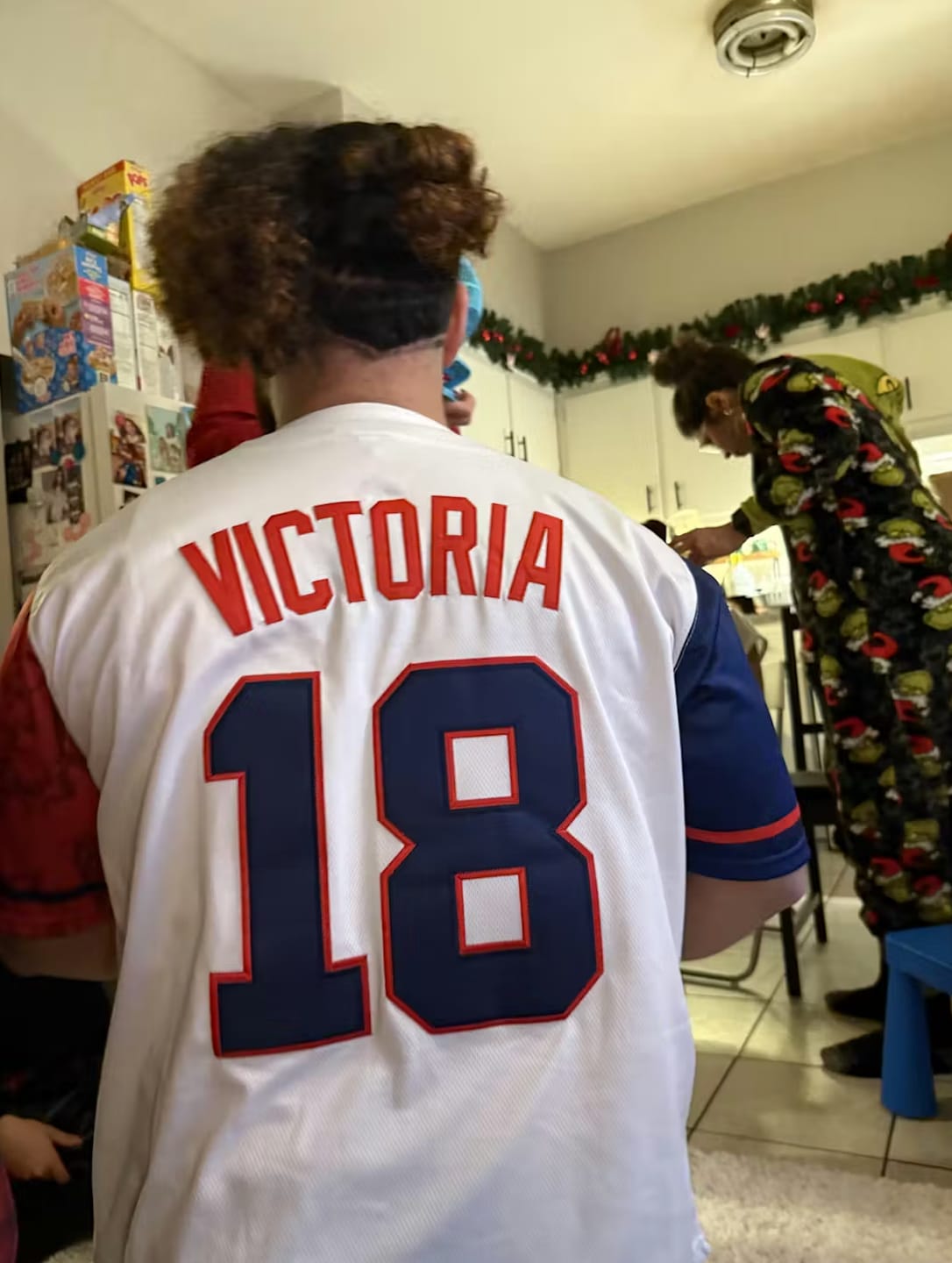 Customer photo review of Dominican Republic Heritage Custom Baseball Jersey