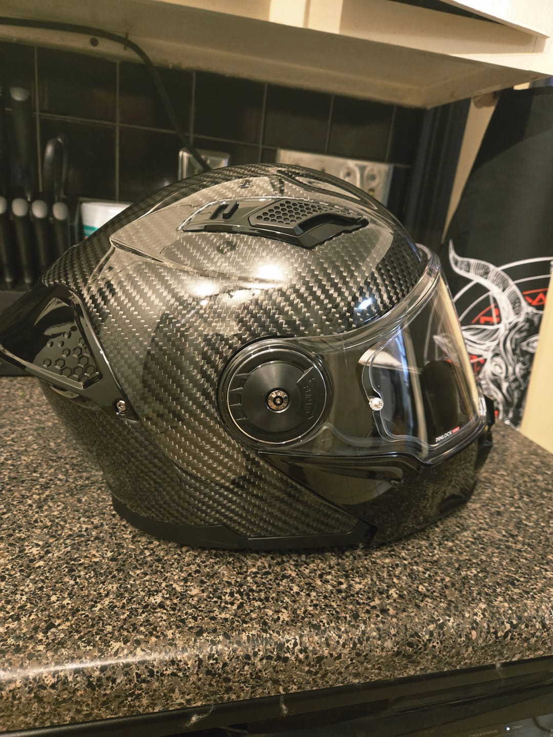 Customer photo review of D.O.T. & ECE Daytona C6- Grey Carbon Fiber
