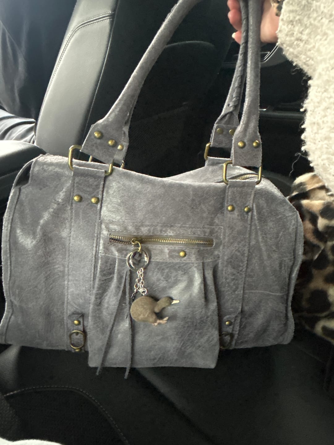 Customer photo review of It girl bag vintage blue