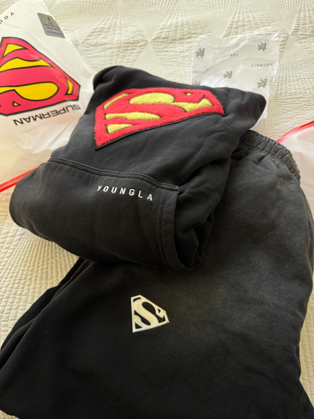 Customer photo review of 2032 - Superman Sweats