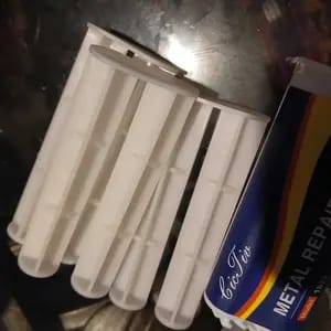 Customer photo review of Cola de fundição melhorada - Reparação de metal