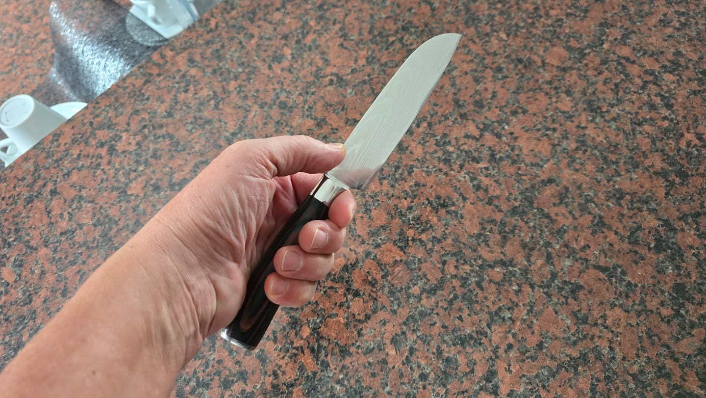 Customer photo review of Asiatisches Santoku 5''