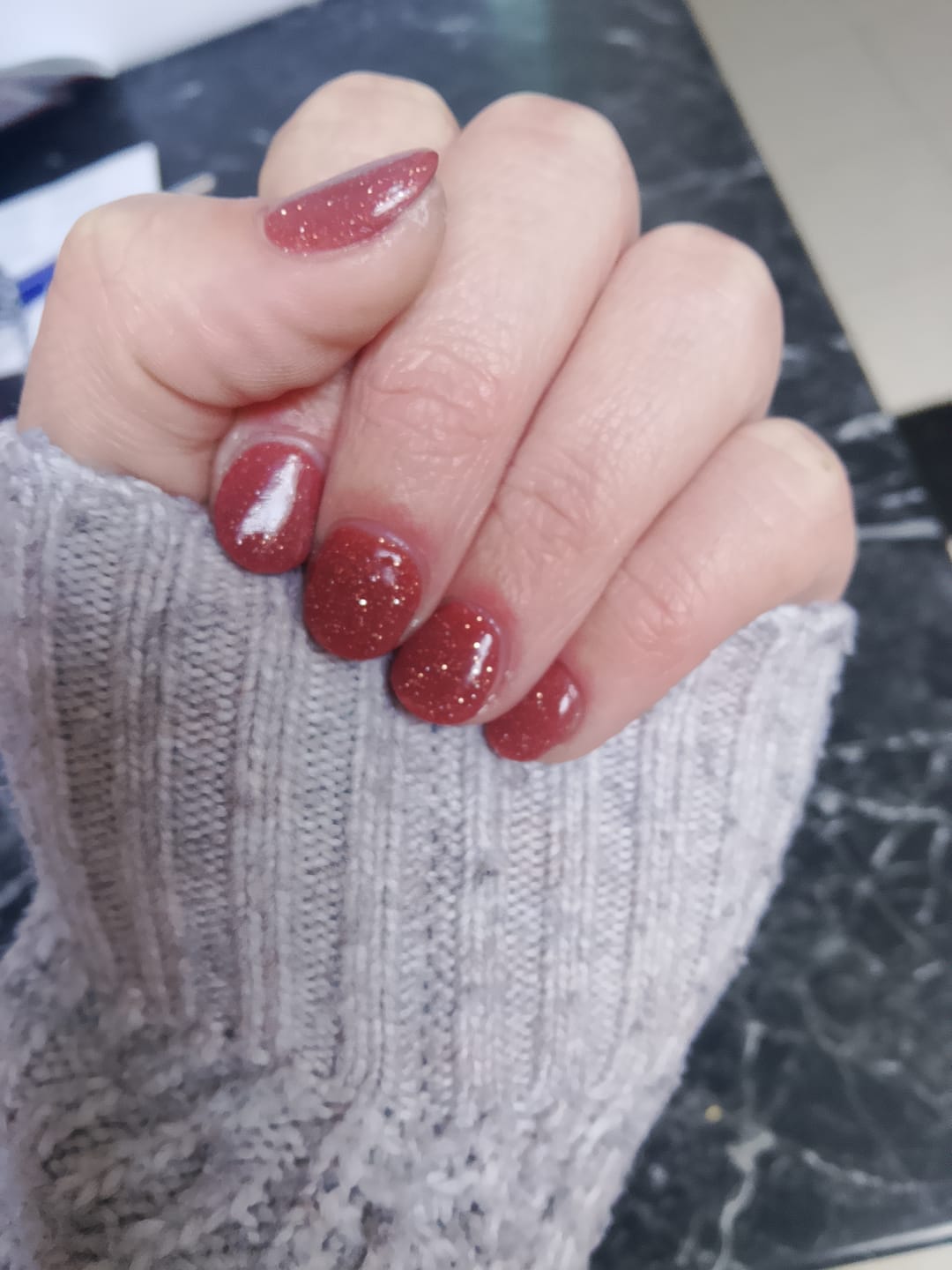 Customer photo review of Fake Tips Set - Halve Tips