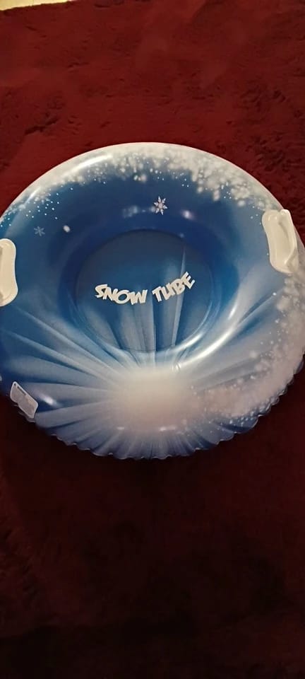 Customer photo review of Aufblasbarer Schnee-Reifen – Robuster Winter-Schlitten