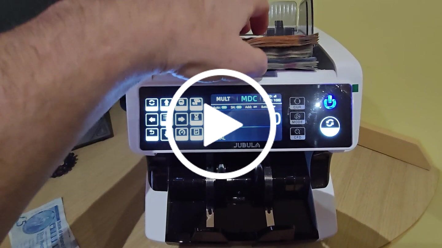Customer video review of Jubula MV-500 Banknote Value Counter
