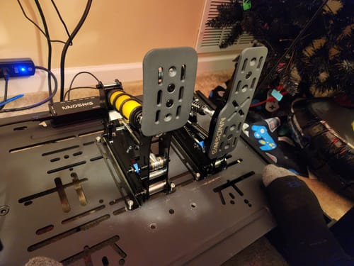 Customer photo review of Simsonn Plus X Racing Simulation Pedal with Haptic Reactor Optional