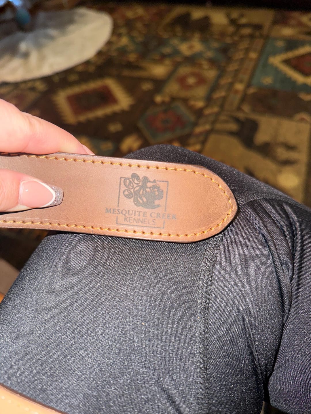 Customer photo review of Custom Leather Belt, Valentine's Day Gift for Boyfriend, Unique Gift for Husband