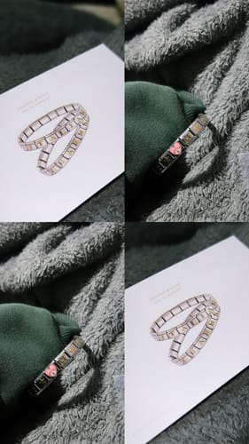 Customer photo review of Charm Letra M